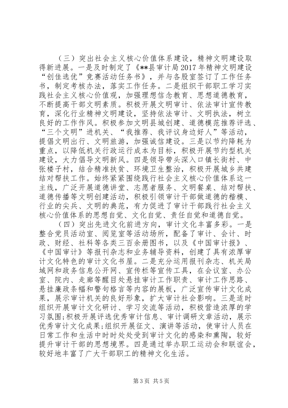 审计局XX年意识形态责任制工作专题报告_第3页