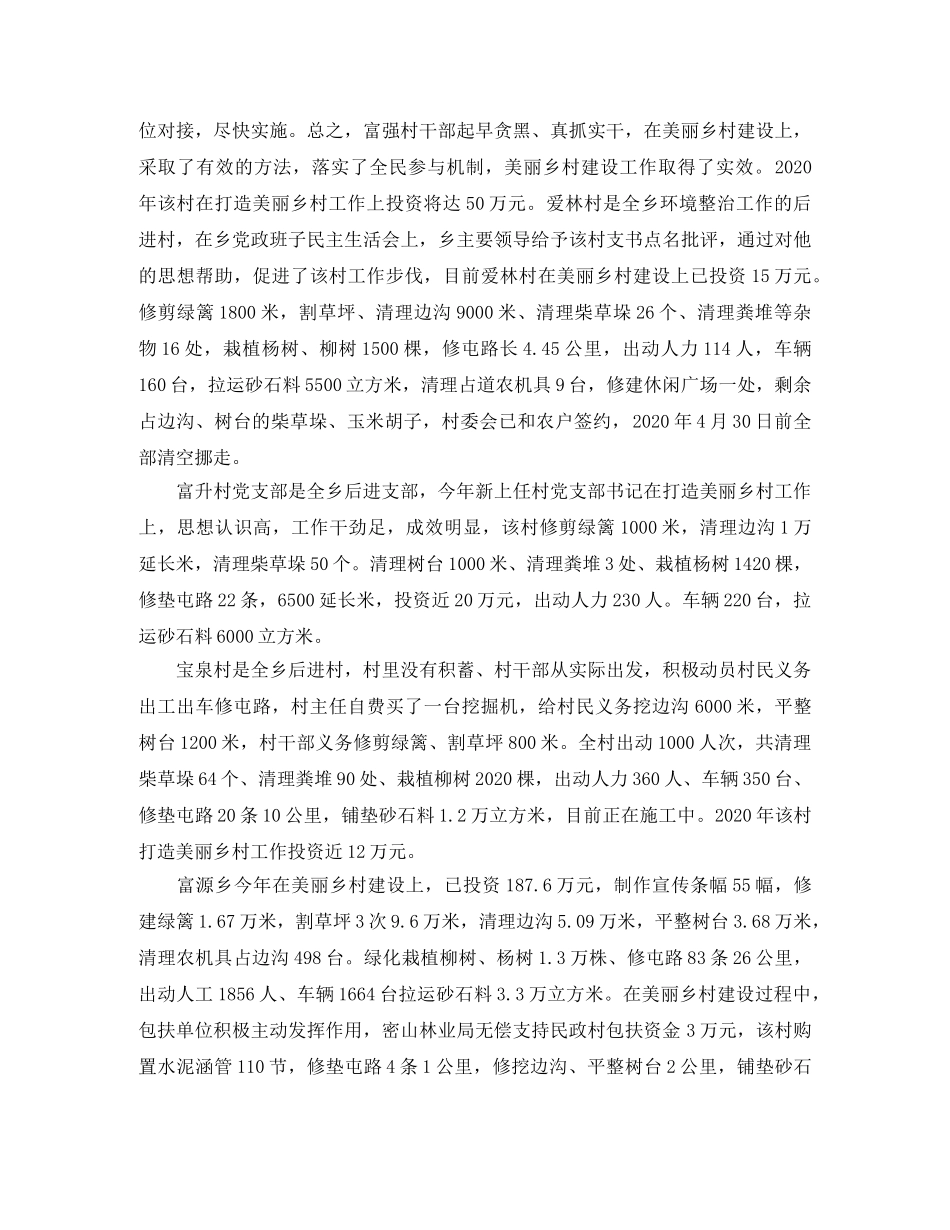 年度美丽乡村建设工作总结 _第2页
