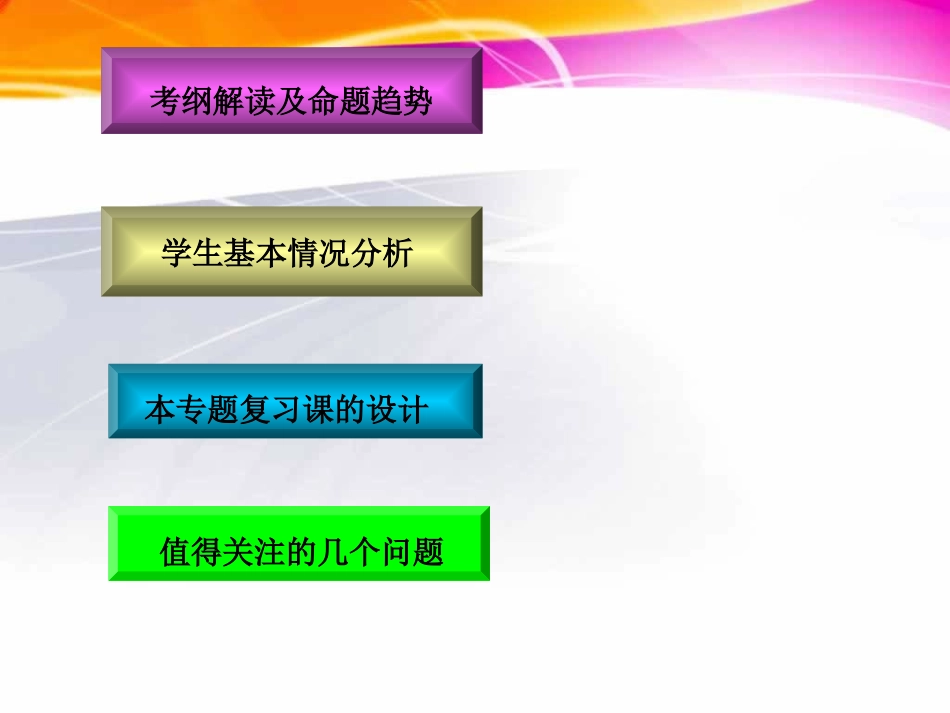 化学二轮复习有机化学基础专题课件_第2页
