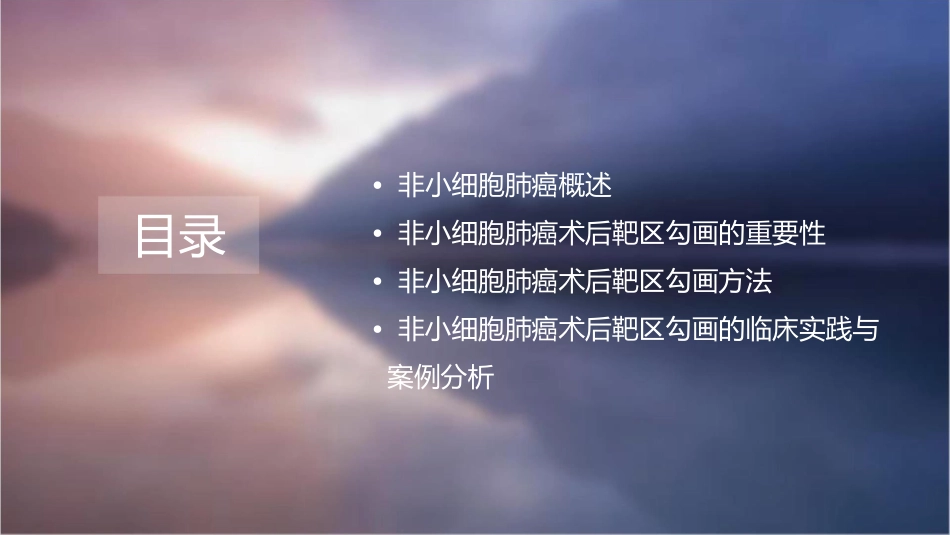 非小细胞肺癌术后靶区勾画课件_第2页