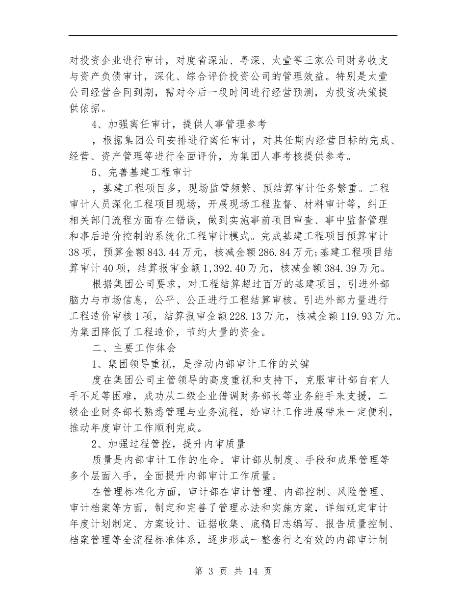 2024年审计局工作总结范文4篇_第3页