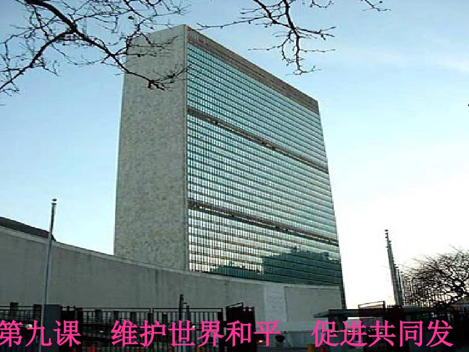和平与发展：时代的主题课件_第1页