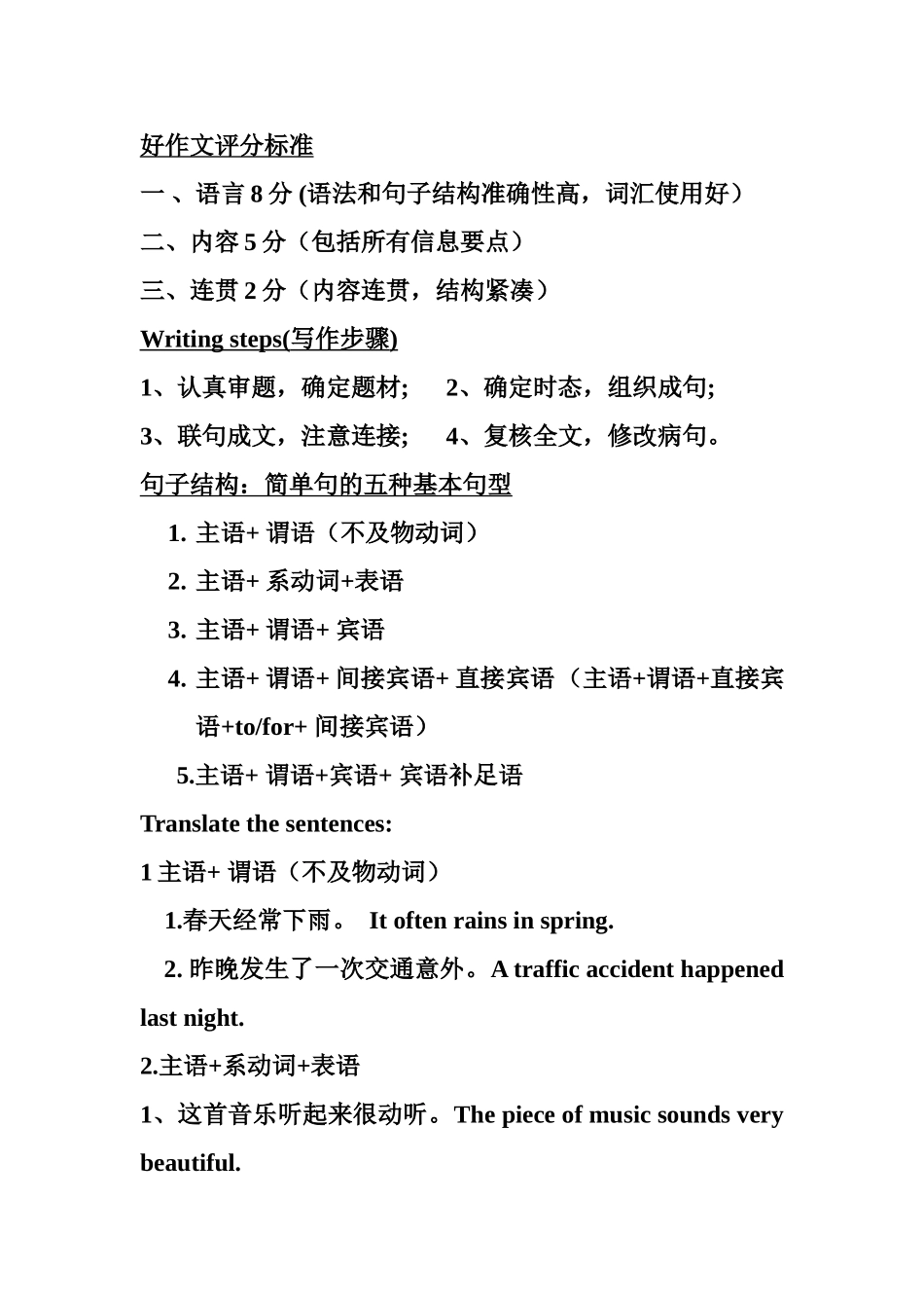 好作文评分标准_第1页