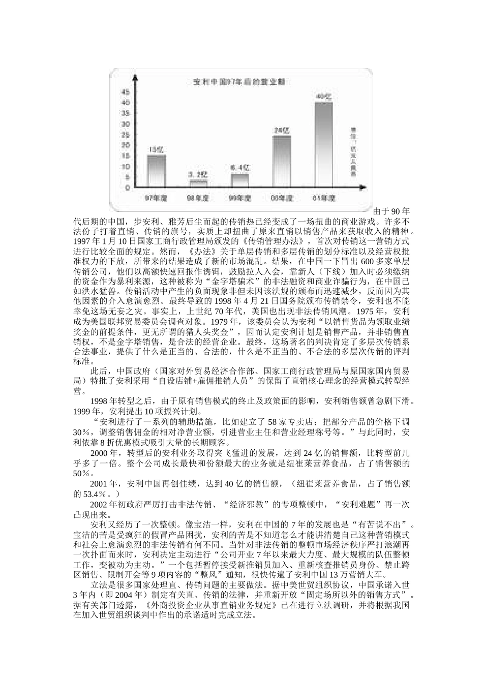 安利公司的营销策略及管理实务概述_第2页