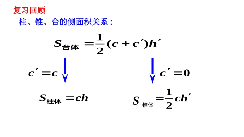 简单几何体的面积和体积（2）课件（北师大版必修二）_第2页
