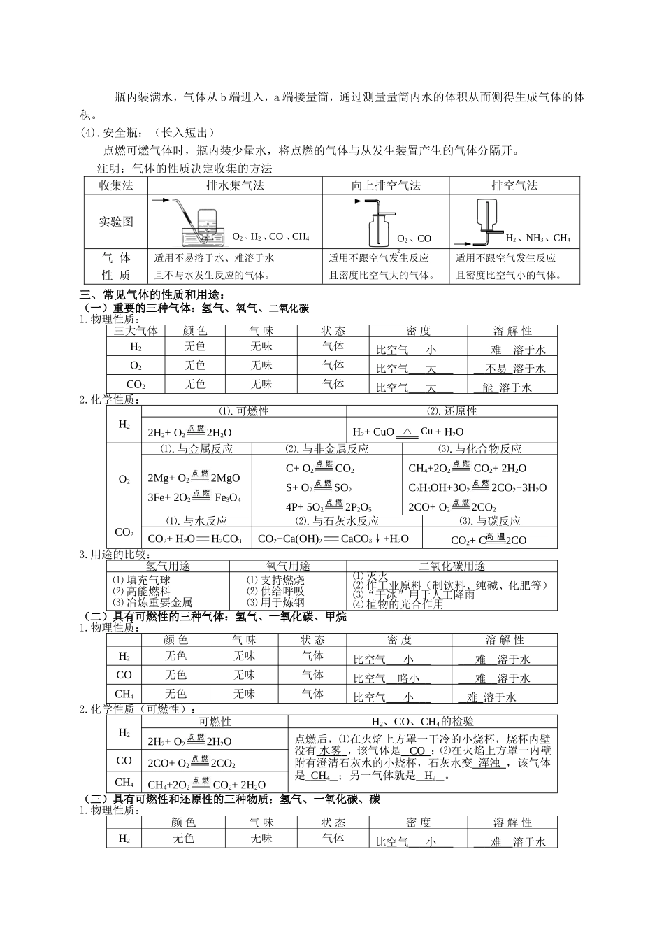 2013中考化学试题分类气体的制备_第3页