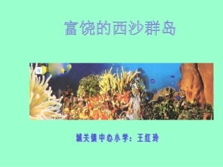 富饶的西沙群岛课件[1]