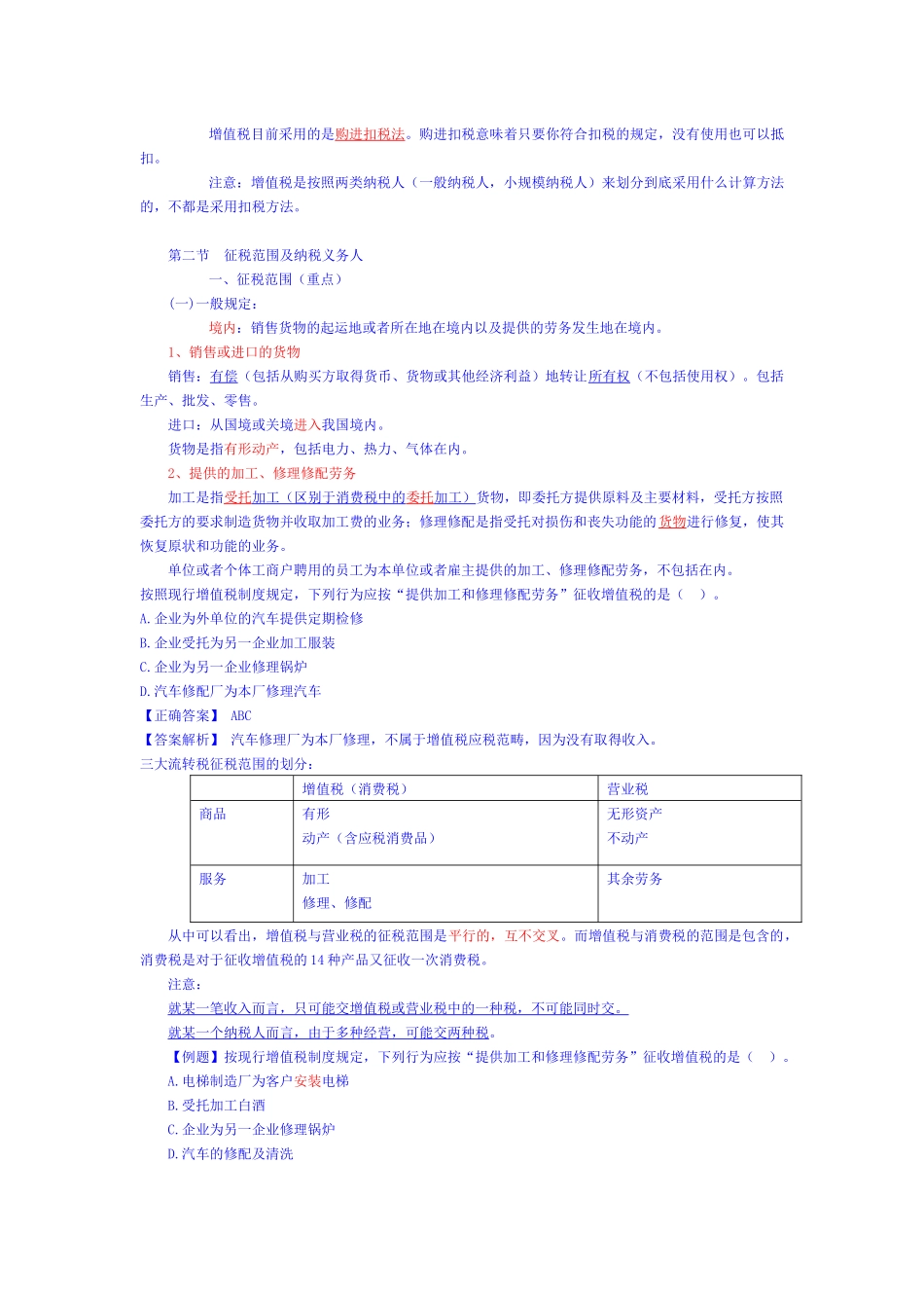 增值税精炼讲义_第2页