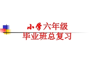 数与代数复习