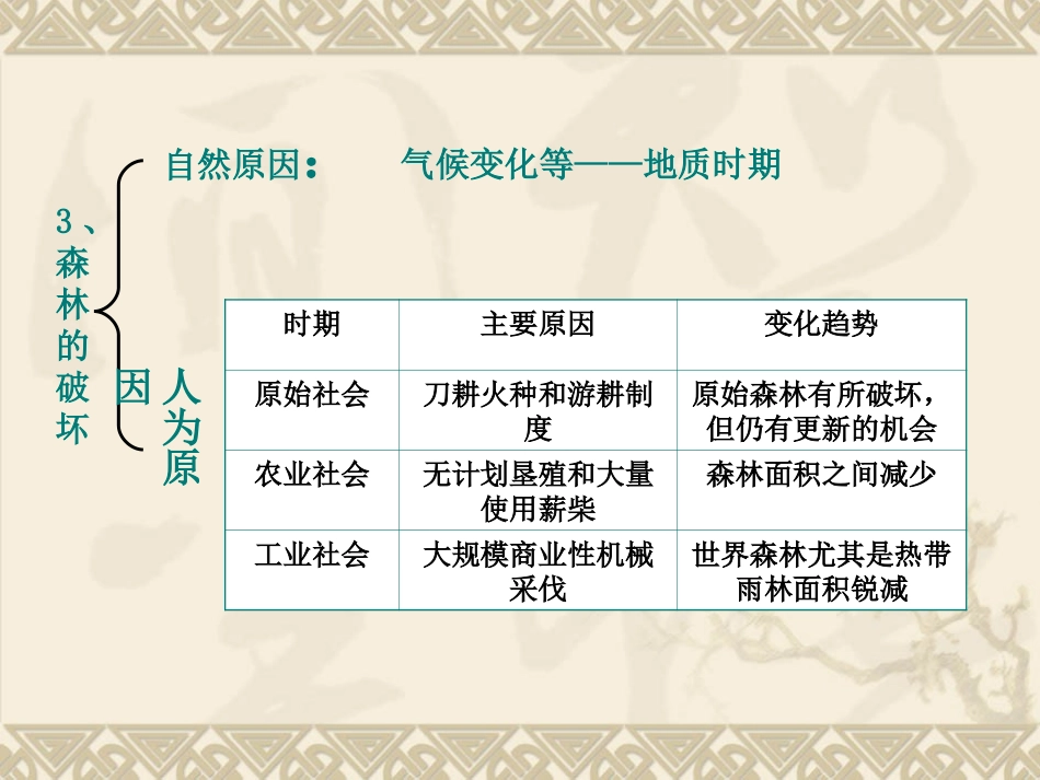 选修6：森林及其保护（新人教版）_第3页