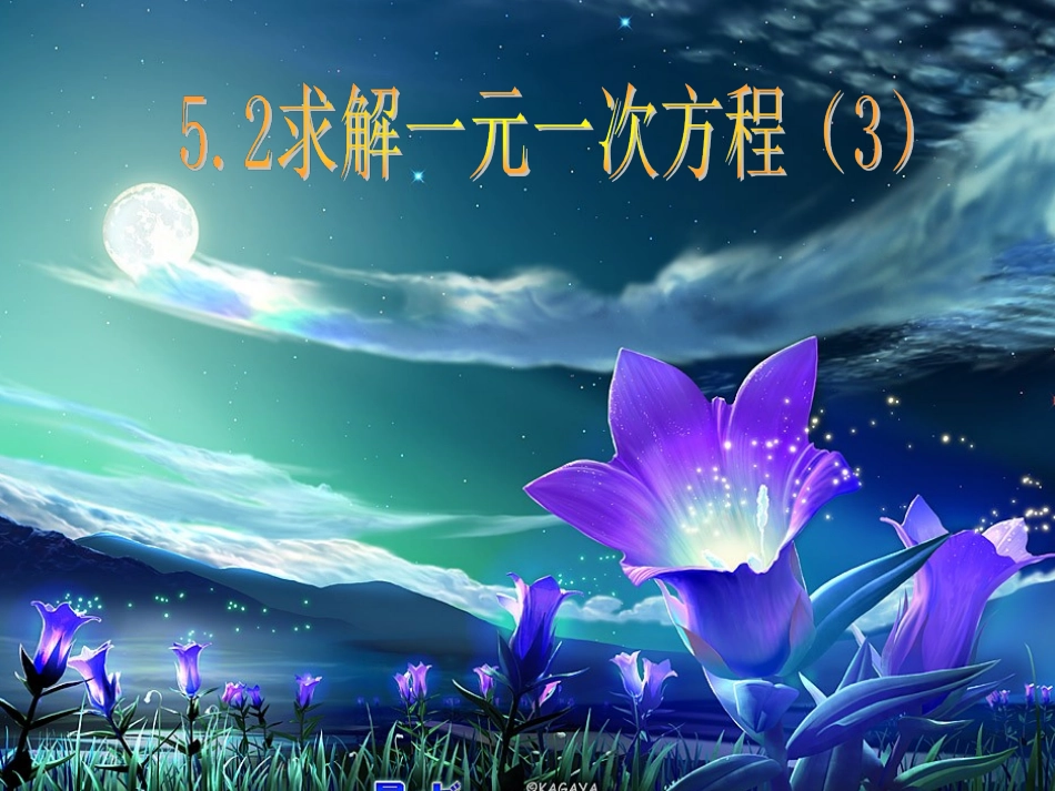 解方程（3）　课件　2_第1页