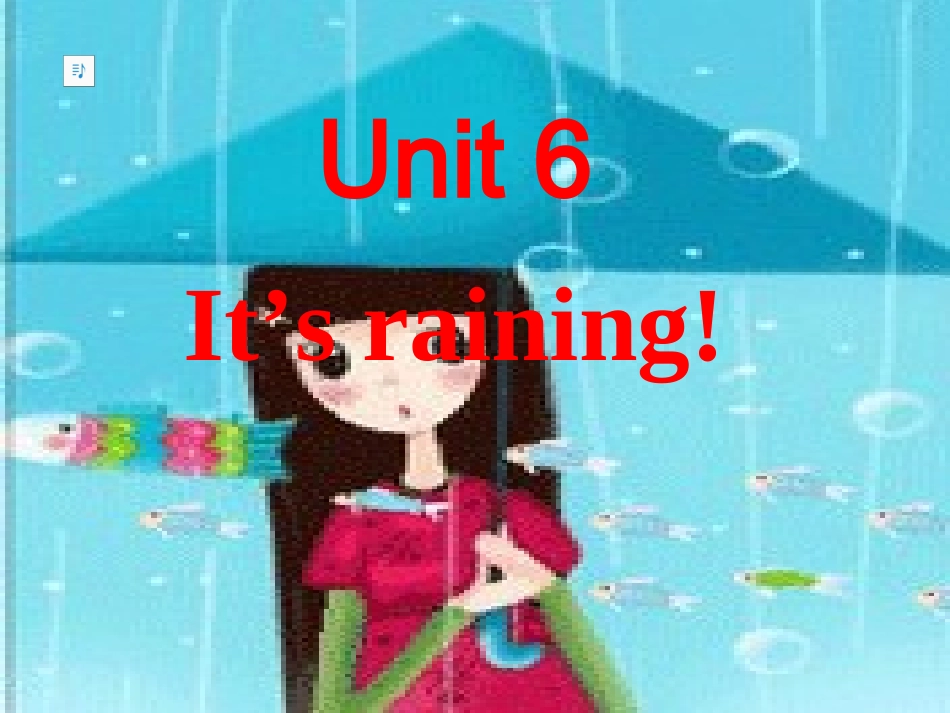自创_unit6_it's_raining_第1页