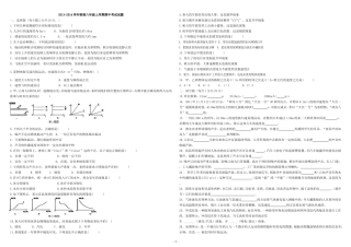 2013-2014八年级物理上册新人教版期中测试题2