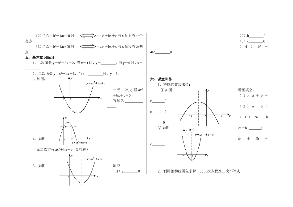 用函数观点看一元二次方程1_第2页