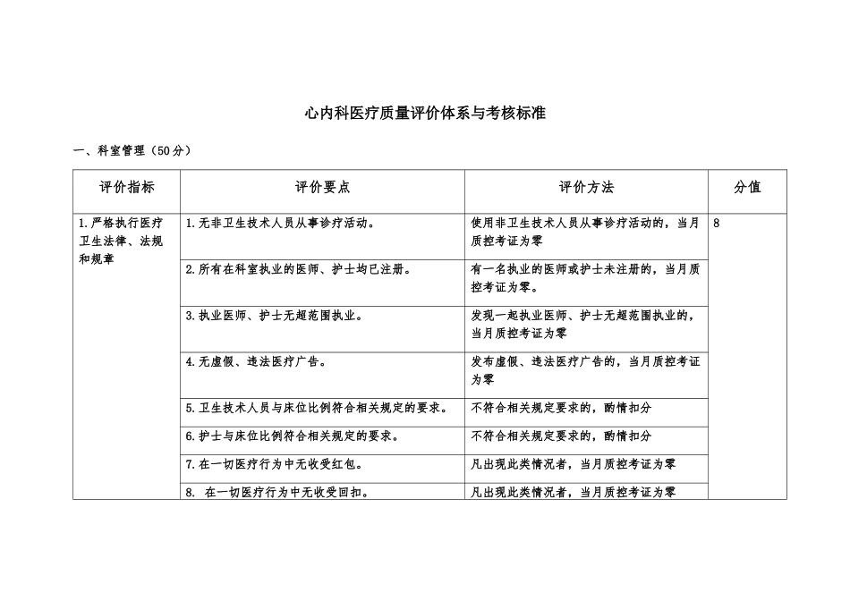医疗质量评价体系与考核标准_第3页