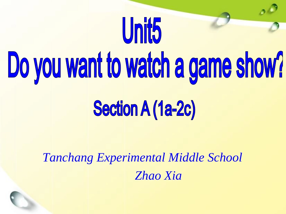 新版八年级Unit5SectionA(1a-2c)精美课件_第2页
