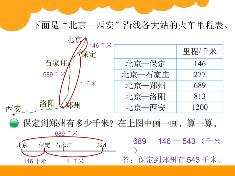 北师大版小学数学三年级上册里程表(一)_第3页