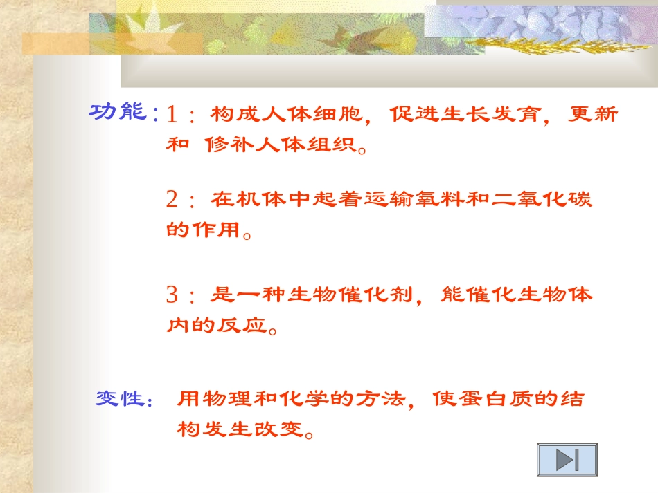 课题1　人类重要的营养物质2_第3页