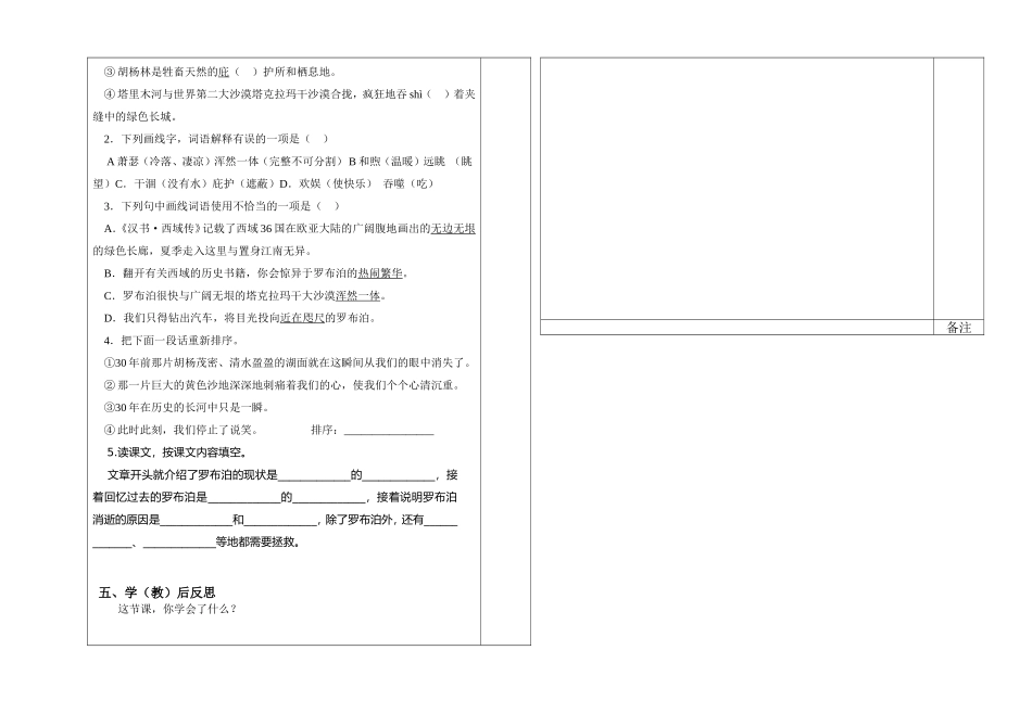 罗布泊，消逝的仙湖1_第2页