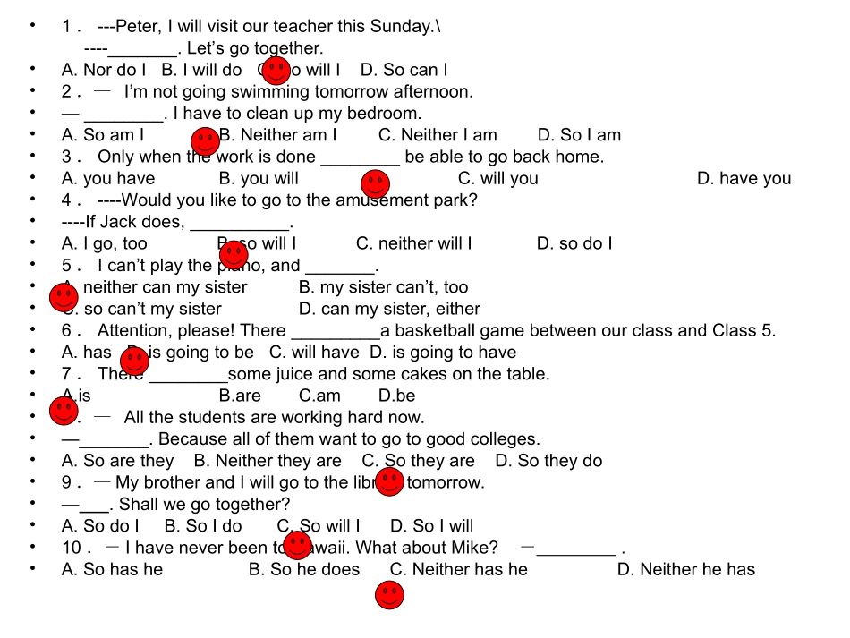 倒装句专项练习_第2页