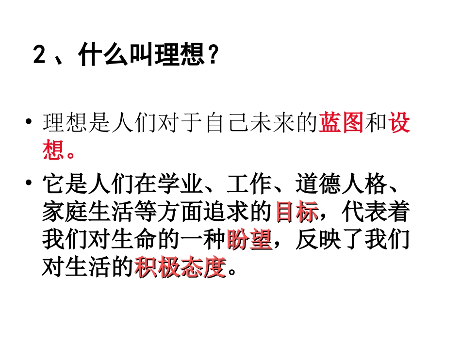 畅谈理想(精品课件)_第3页