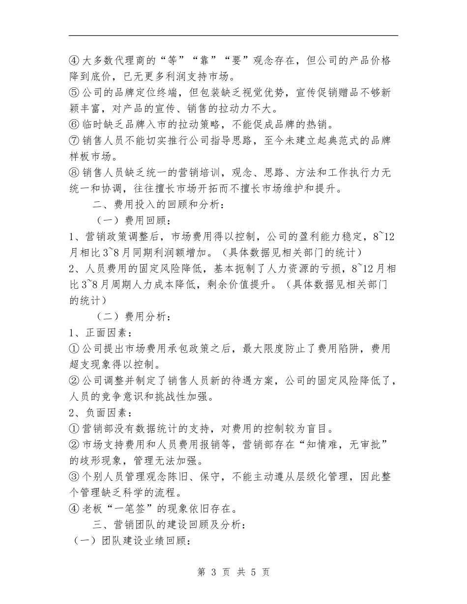 销售总监年终工作总结范文_第3页