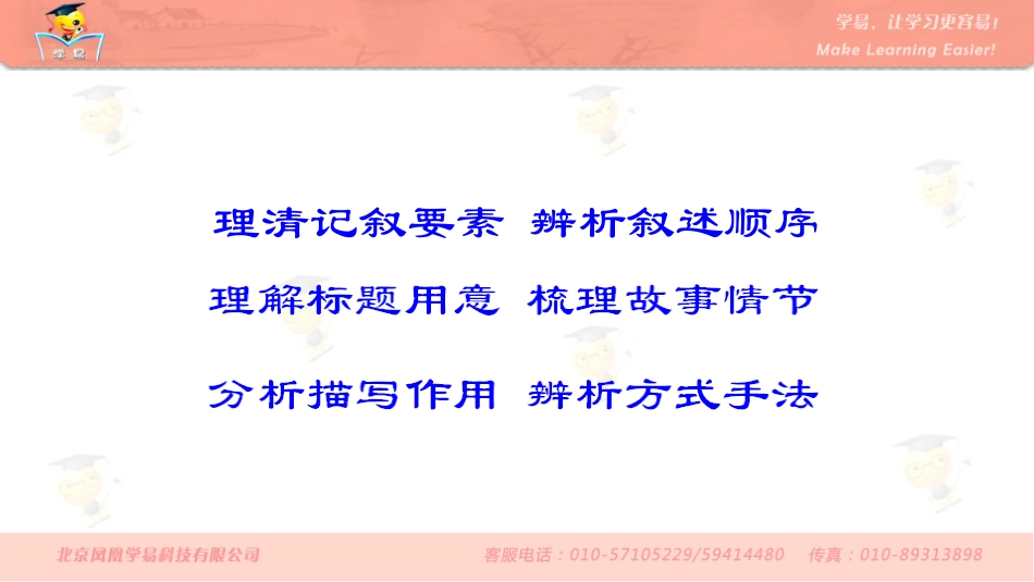 现代文满分阅读+记叙文阅读第二讲：明确标题用意+梳理故事情节课件--名师微课堂_第2页