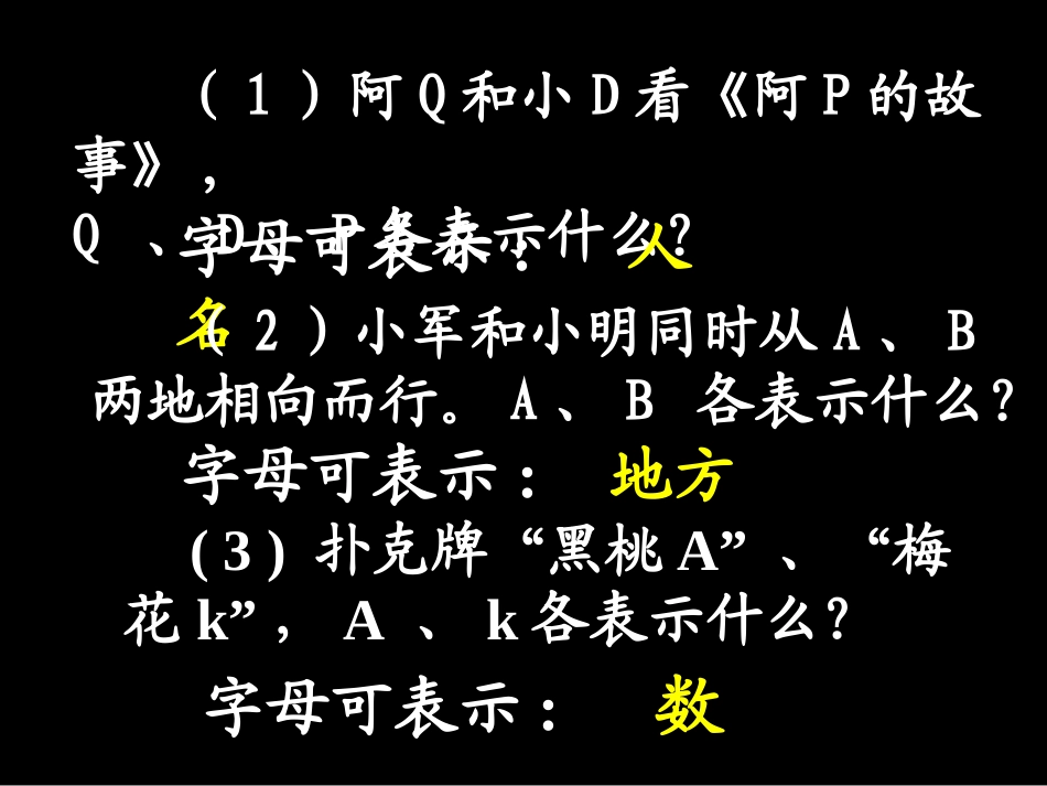 用字母表示数 (3)_第2页