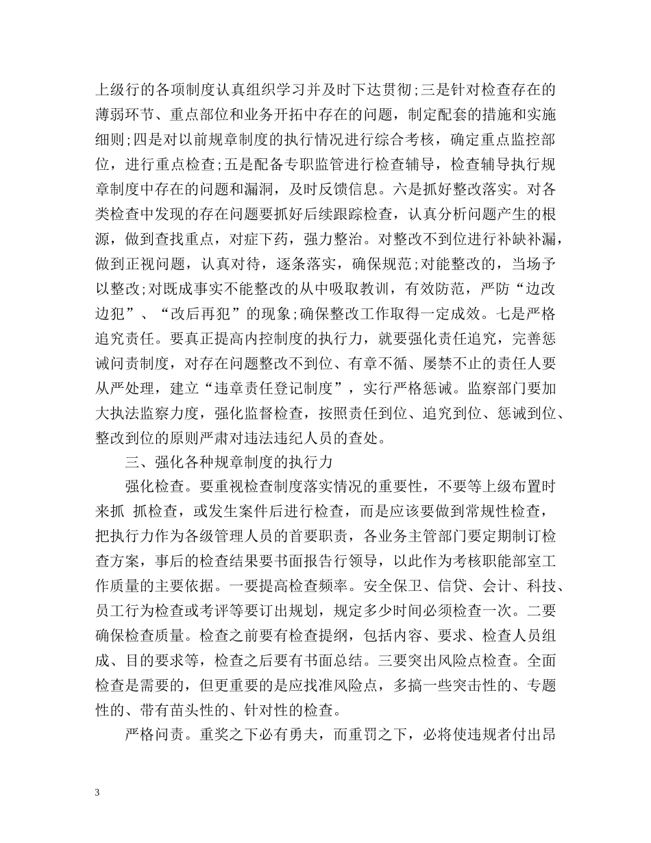 内部控制工作总结 _第3页