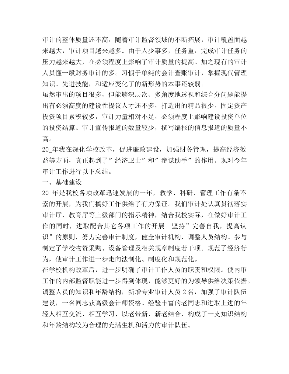 内部审计工作总结2020 _第2页