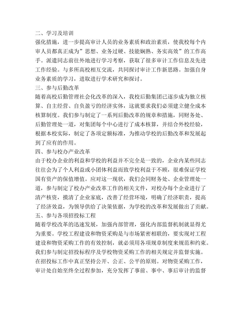 内部审计工作总结2020 _第3页