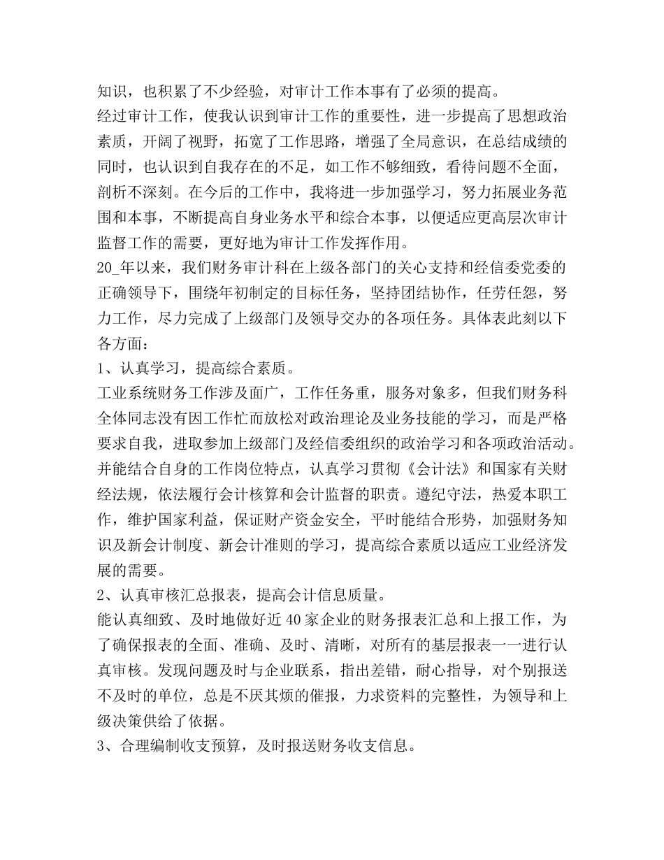 内部审计工作总结 _第2页