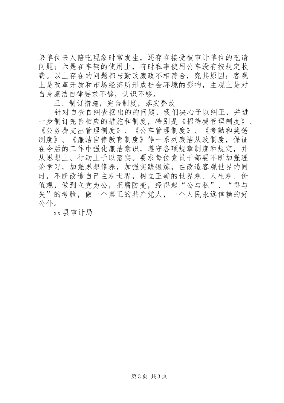 县审计局集中开展反腐倡廉警示教育活动汇报_第3页