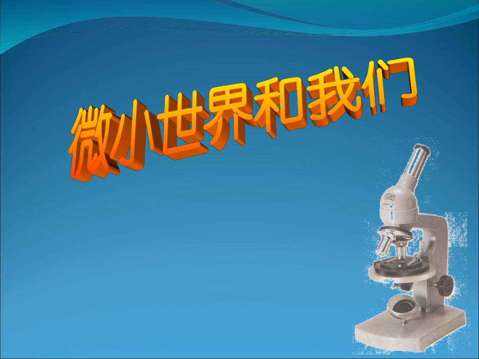 微小世界和我们_第1页