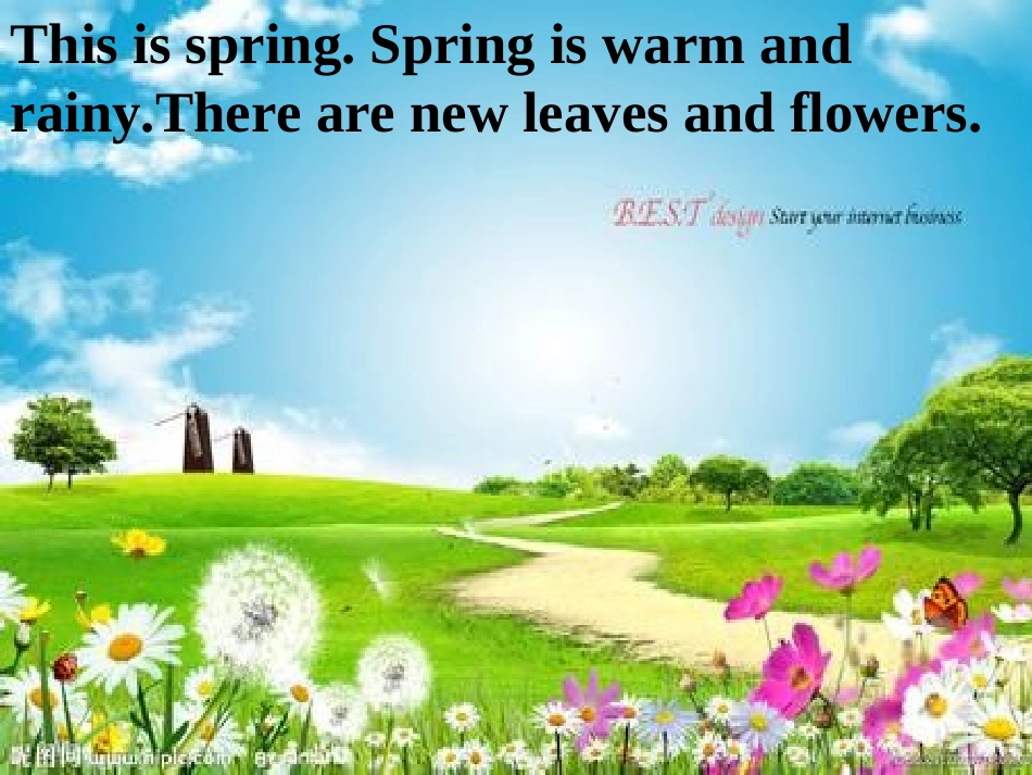 新冀教版六年级英语上册lesson13_Seasons_第3页