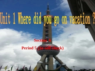 人教版新目标八上Unit1第五课时课件