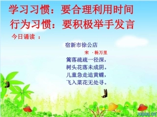 金色的草地第一课时