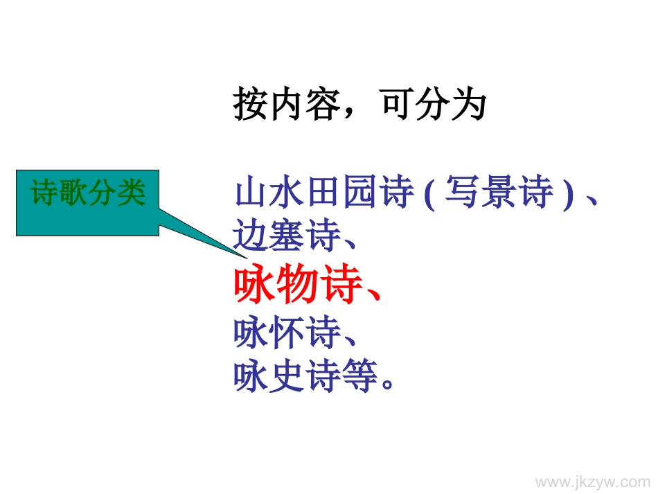 古代诗歌鉴赏咏物诗鉴赏PPT_第3页