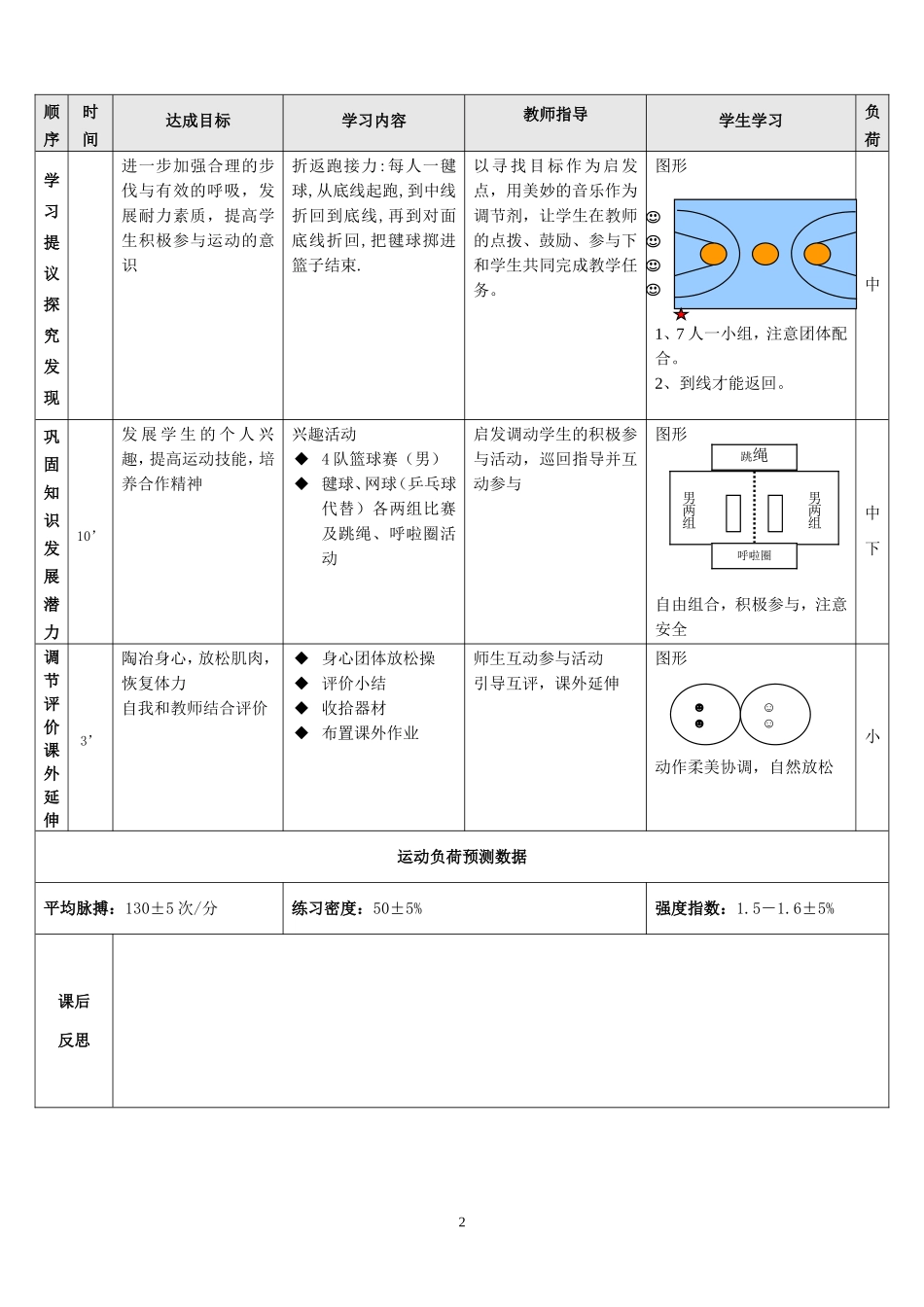 耐久跑教学设计动_第2页