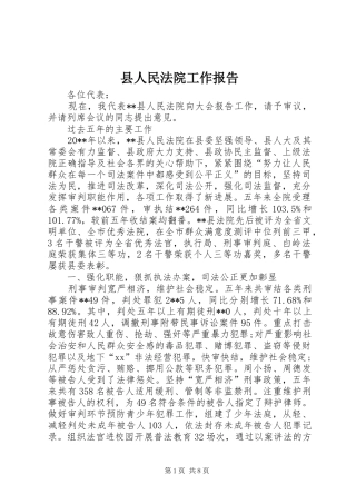 县人民法院工作报告 (19)