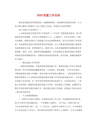 党建工作总结  (2)