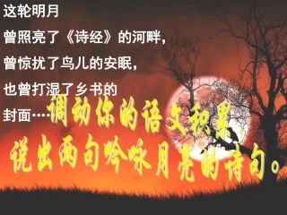 记承天诗夜游