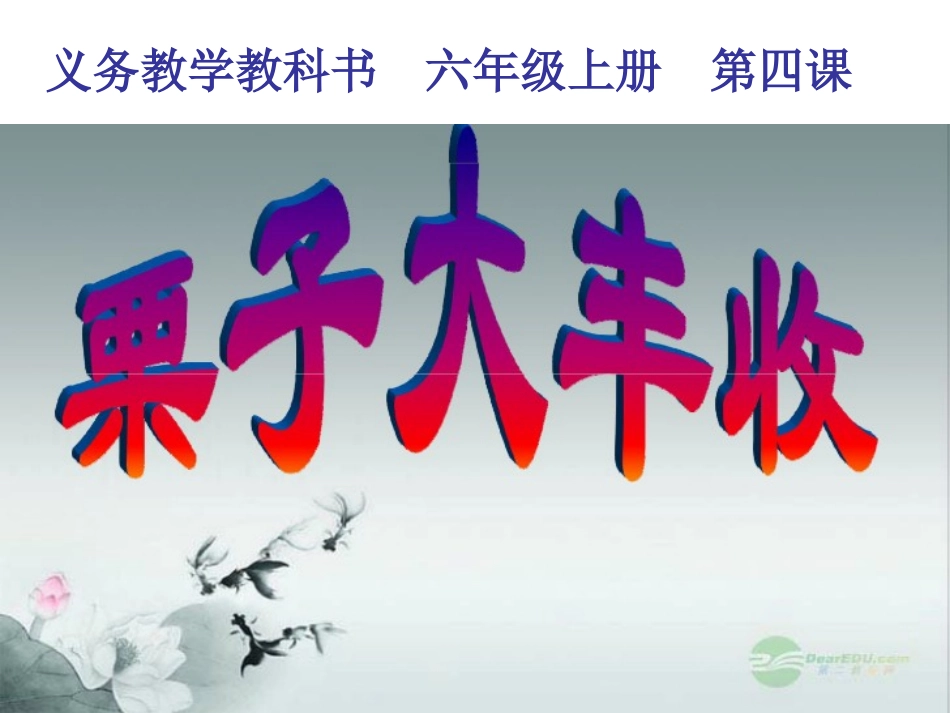 栗子大丰收课件_第1页