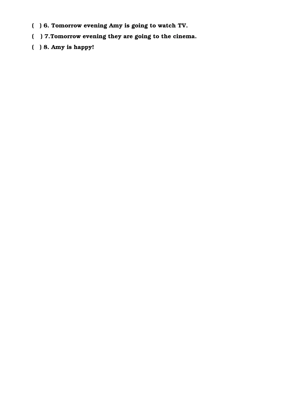 小学PEP试卷六年级英语上册第三单元测试题及答案[1]_第3页