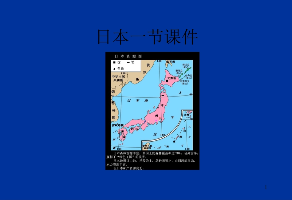 日本课堂教学课件_第1页