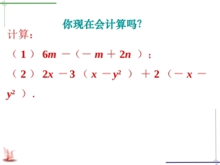 整式的加减(二)