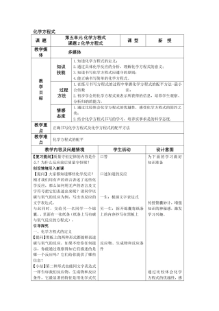 化学方程式 (2)