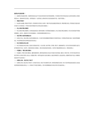 饭后七习惯防病