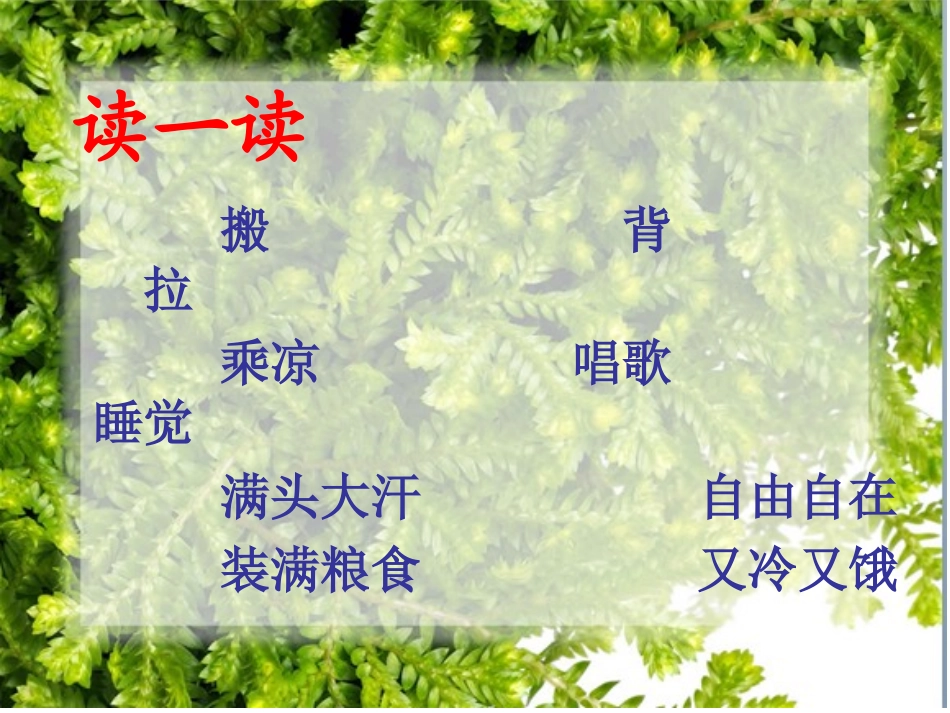 蚂蚁和蝈蝈课件_第2页