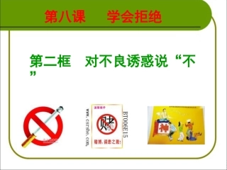 对不良诱惑说不